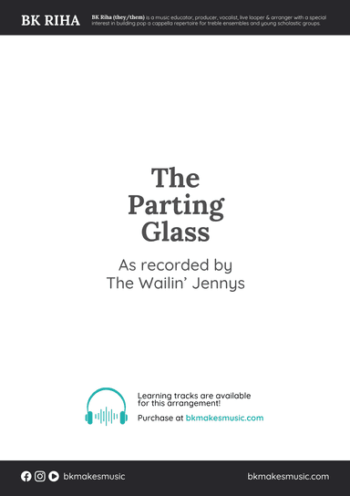 The Parting Glass (arr. BK Riha / Brandy Kay Riha)