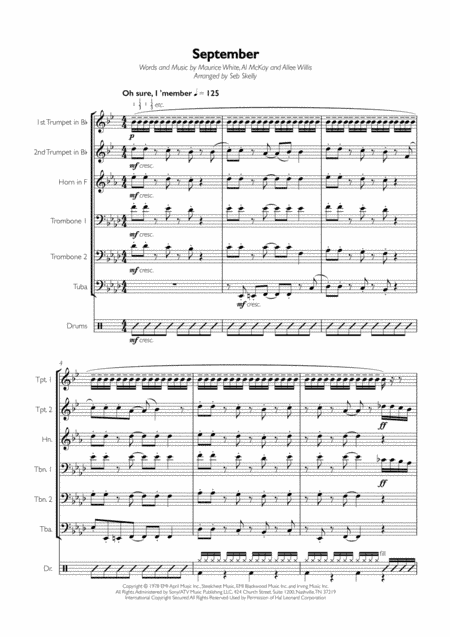 September (arr. Seb Skelly)