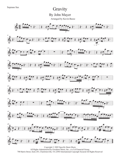 Gravity (arr. Kevin Busse)