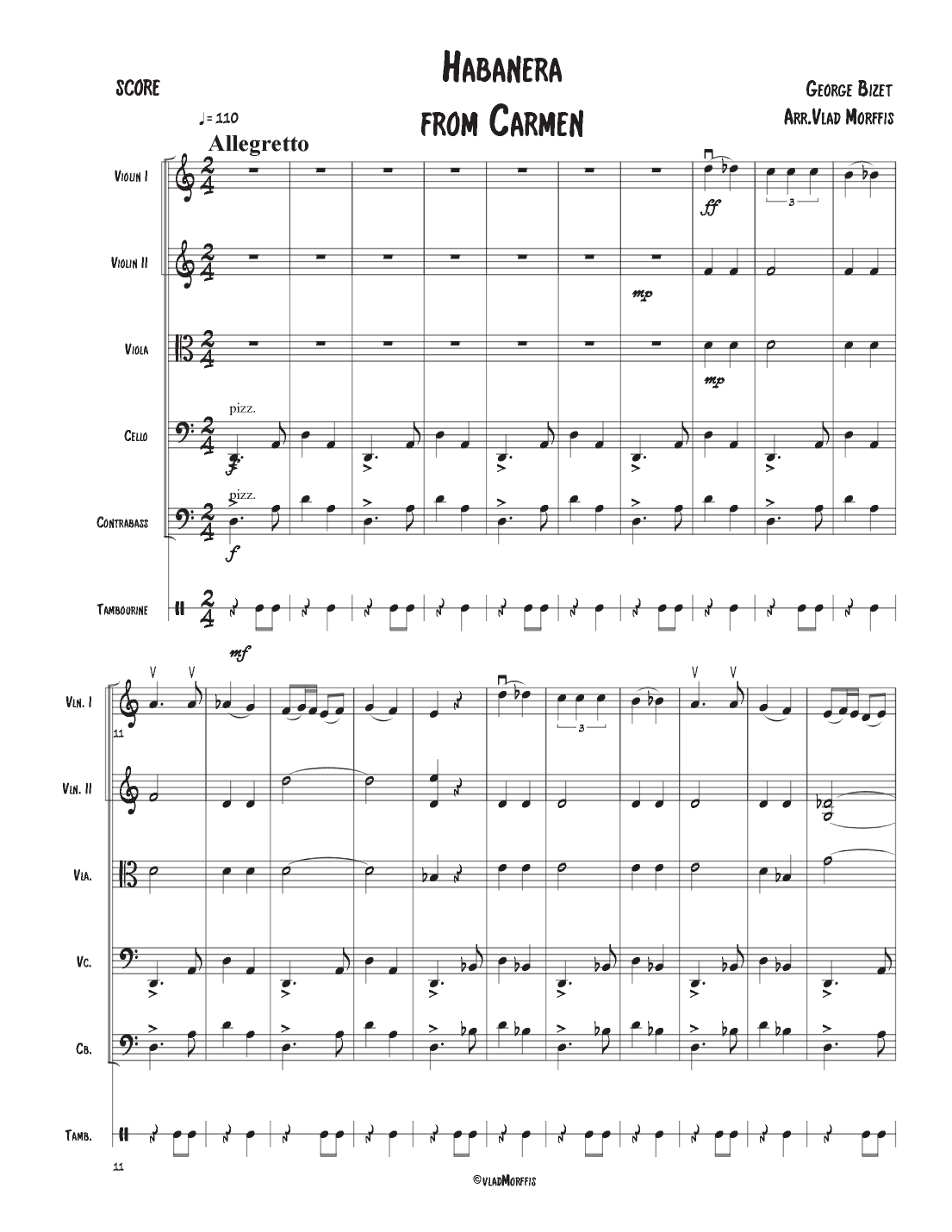 Habanera from Carmen (arr. Vlad Morffis)