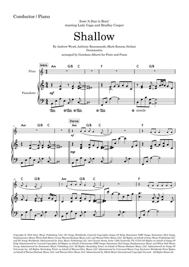 Shallow (arr. Giordano Alberti)