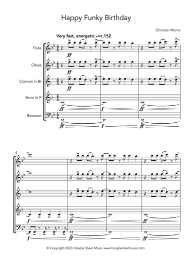 Happy Funky Birthday (arr. Christian Morris)