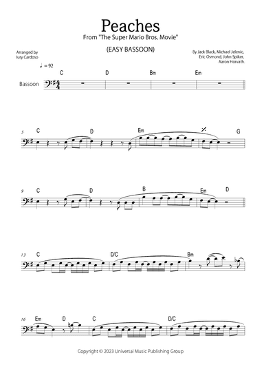 Peaches (arr. Iury Cardoso)