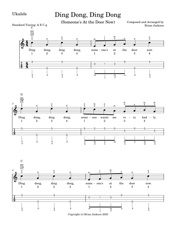 Ding Dong, Ding Dong (Easy)