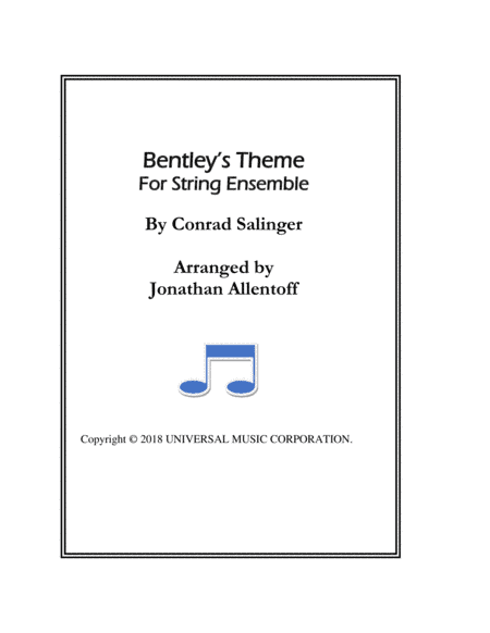 Bentley's Theme (arr. Jonathan Allentoff)