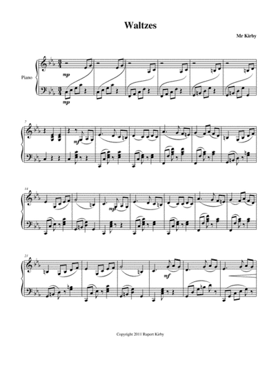 Waltzes for Piano