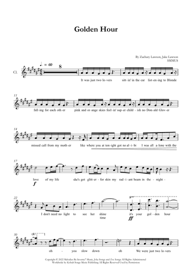 Golden Hour (arr. SMMUS)