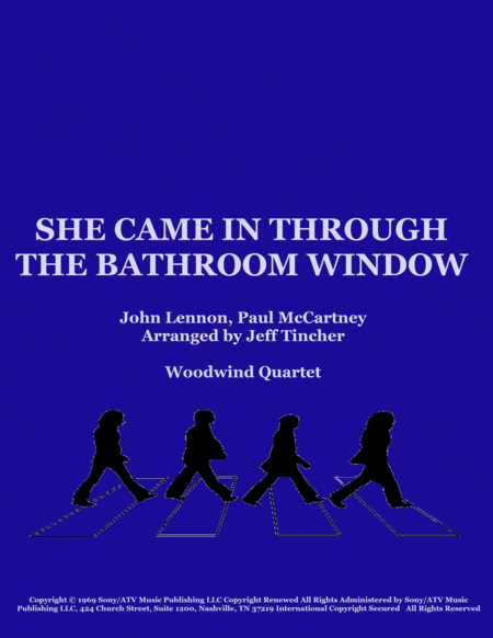 She Came In Through The Bathroom Window (arr. Jeff Tincher)