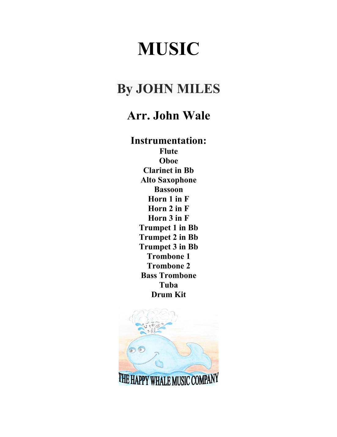 Music (arr. John Wale)
