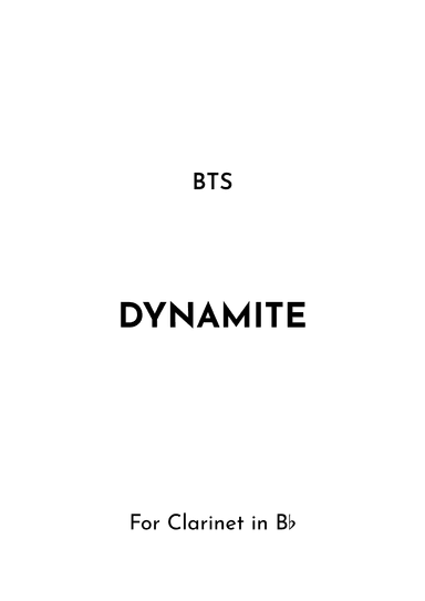 Dynamite (arr. Jireh J.)