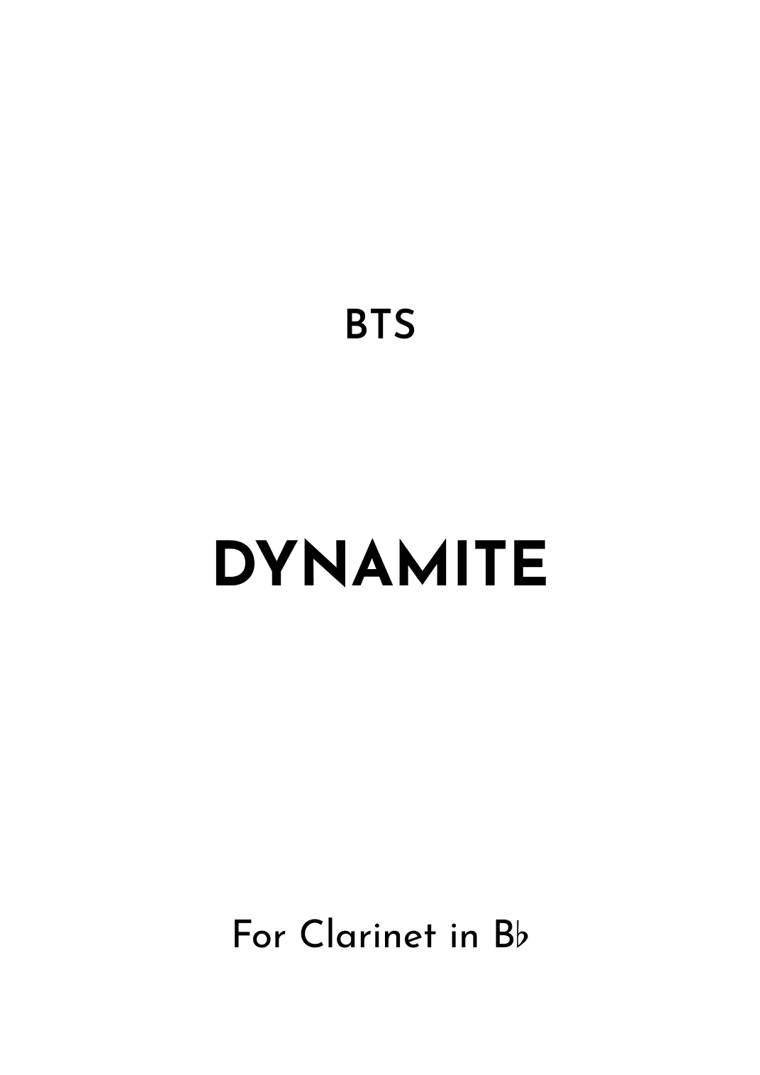 Dynamite (arr. Jireh J.)
