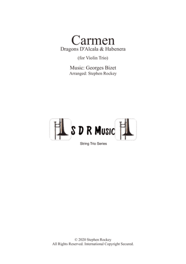 Carmen: 2 Pieces for Violin Trio (arr. Stephen Rockey)