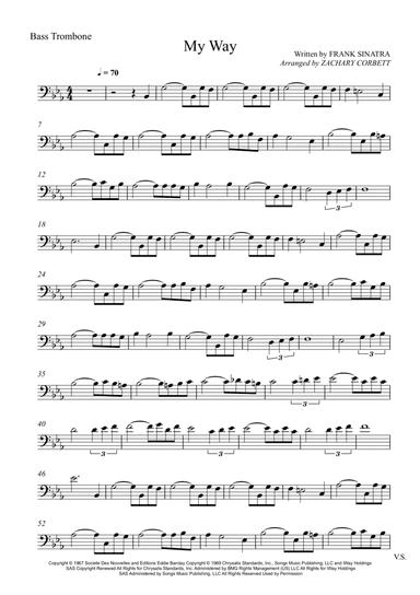 My Way (arr. Zachary Corbett)
