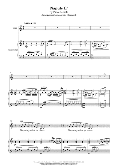 Napule È (arr. Maurizio Chiavaroli)