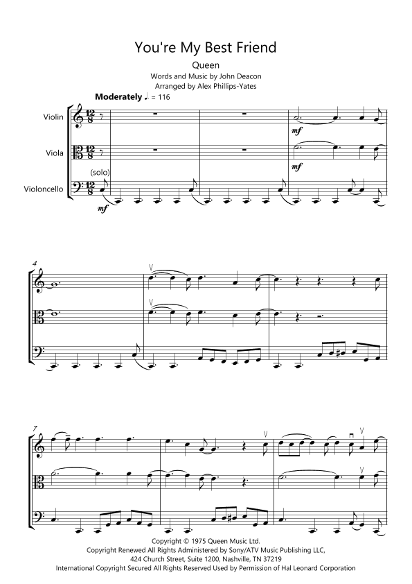 You're My Best Friend (arr. Alex Phillips-Yates)