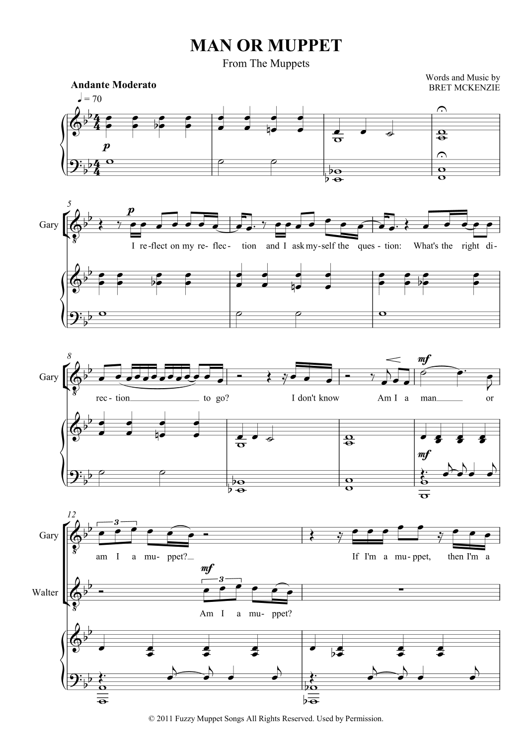 Man Or Muppet (arr. SCMusic)
