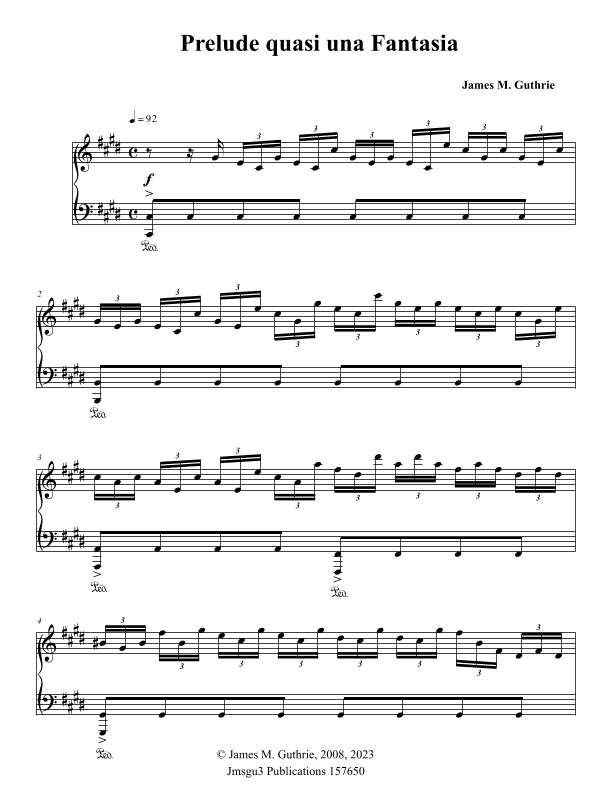 Guthrie: Prelude quasi una fantasia
