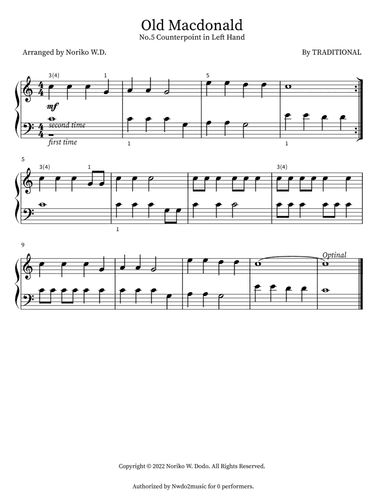 Old MacDonald (arr. Noriko W.D.)