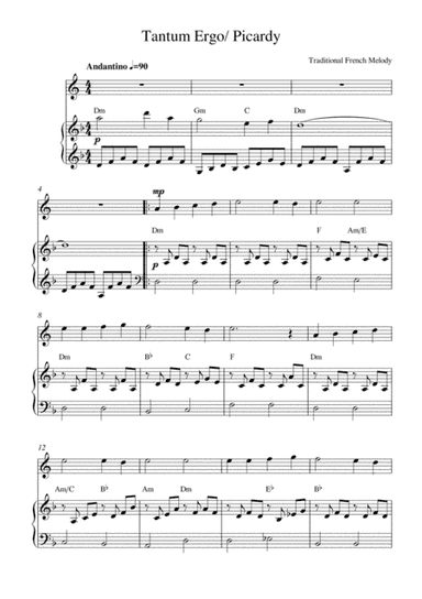 Tantum Ergo/ Picardy (arr. Kaiserin Rebecca)