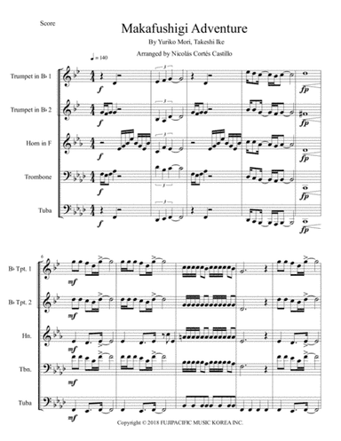 Makafushigi Adventure (arr. Nicolás Cortés Castillo)