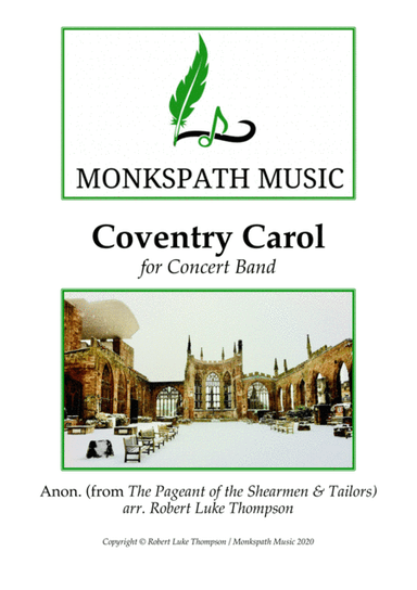 Coventry Carol for Concert Band (arr. Robert Luke Thompson)