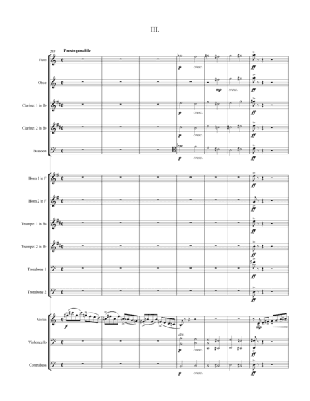 Suite for Violin and Chamber Orchestra Movement 3