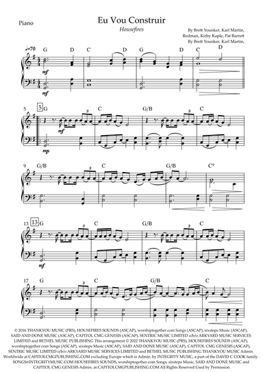 Build My Life (arr. Fabio Britto)