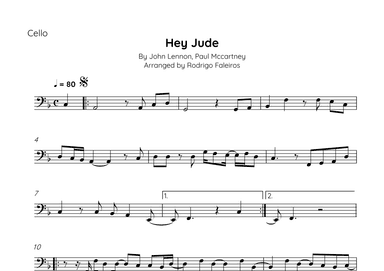 Hey Jude (arr. Rodrigo Faleiros)
