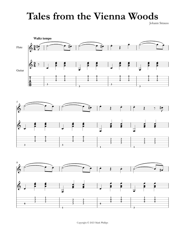 Tales from the Vienna Woods (arr. Mark Phillips)