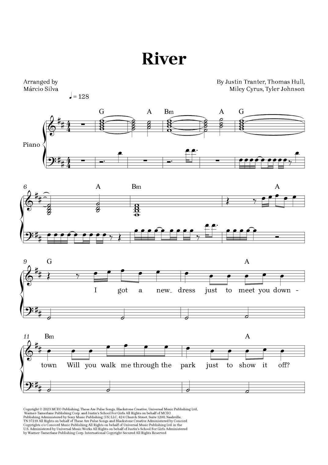 River (arr. Márcio Silva)