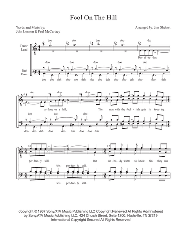 The Fool On The Hill (arr. James W. Shubert)