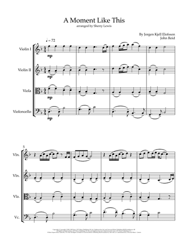 A Moment Like This (arr. Sherry Lewis)