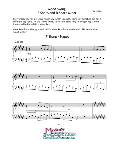 Mood Swing in F Sharp and D Sharp Minor