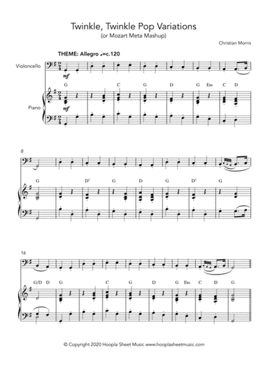 Twinkle, Twinkle Pop Variations (Twinkle, Twinkle Little Star) (arr. Hoopla Sheet Music)
