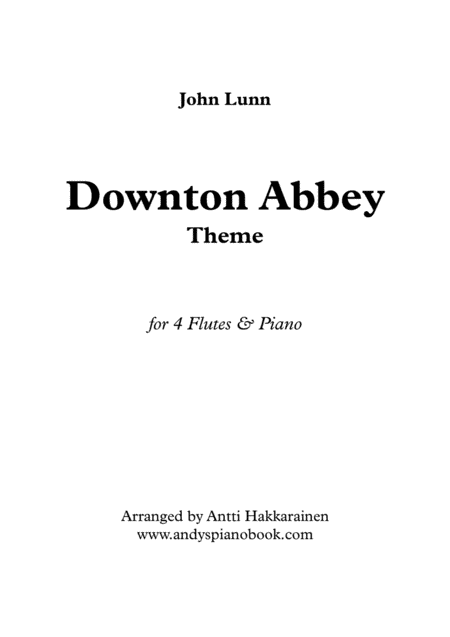Downton Abbey (theme) (arr. Antti Hakkarainen)