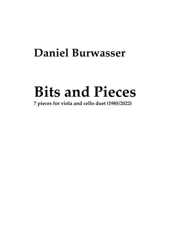 Bits and Pieces