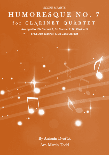 Humoresque No. 7 for Clarinet Quartet (arr. Martin Todd)