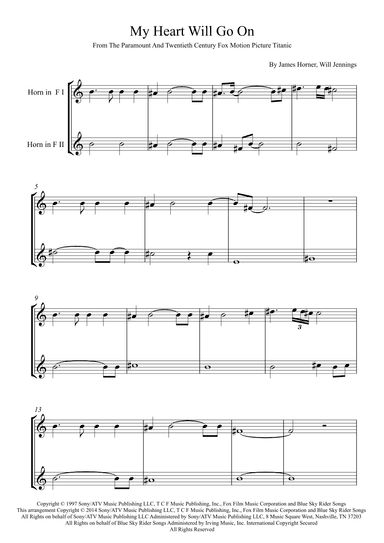 My Heart Will Go On (love Theme From 'titanic') (arr. Karen Gueiros)
