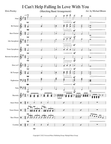 Only Fools Rush In (arr. Michael Bloom)