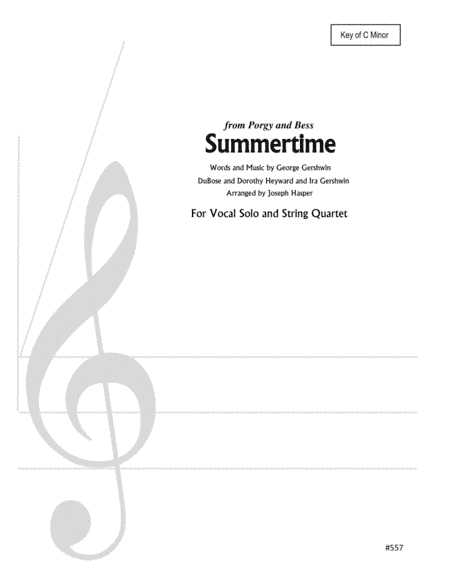 Summertime (arr. Joseph Hasper)