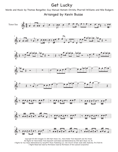 Get Lucky (arr. Kevin Busse)
