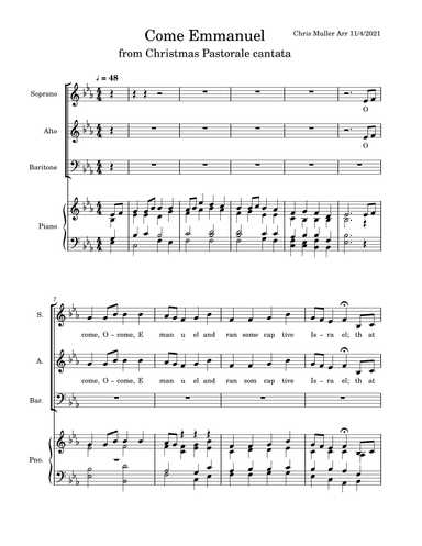 Come, Emmanuel