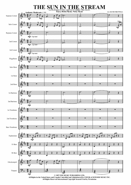 Sun In The Stream (arr. David Fretwell)