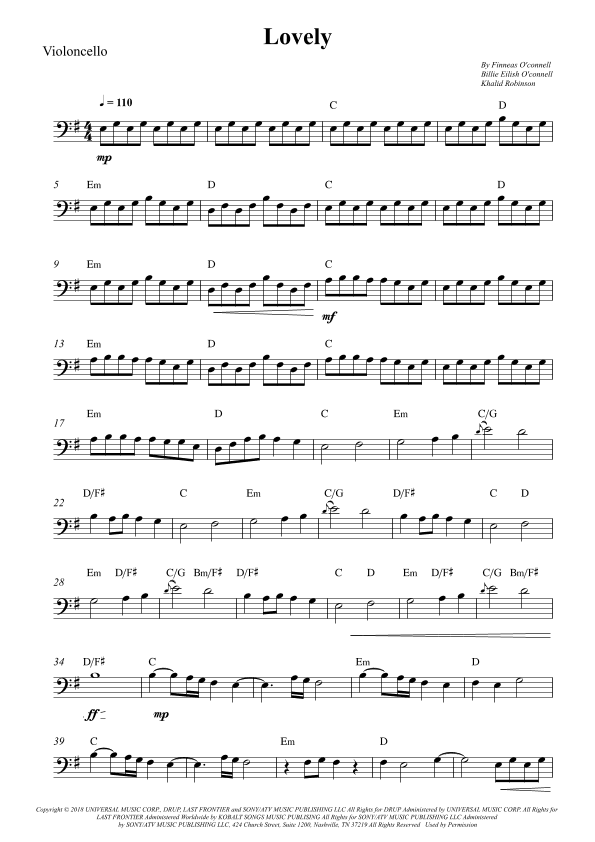 Lovely (arr. Wesley S. SIlva)