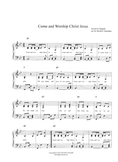 Come and Worship Christ Jesus