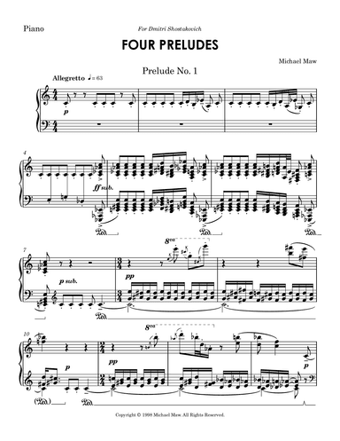 Four Preludes