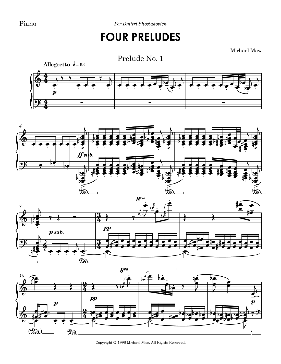 Four Preludes