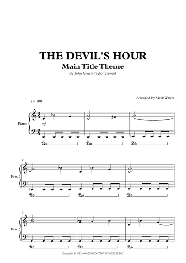 The Devil's Hour - Main Title Theme (arr. Mark Waters)