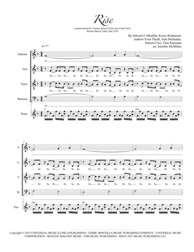 Rise (arr. Jennifer McMillan)