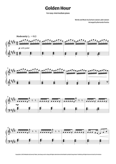 Golden Hour (arr. Bernardo Pereira)